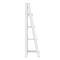 Walker Edison 55" White Modern Ladder Bookshelf